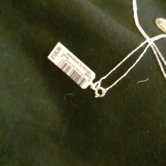 Sterling silver necklace with sterling silver pendant. - Picture 3 of 3